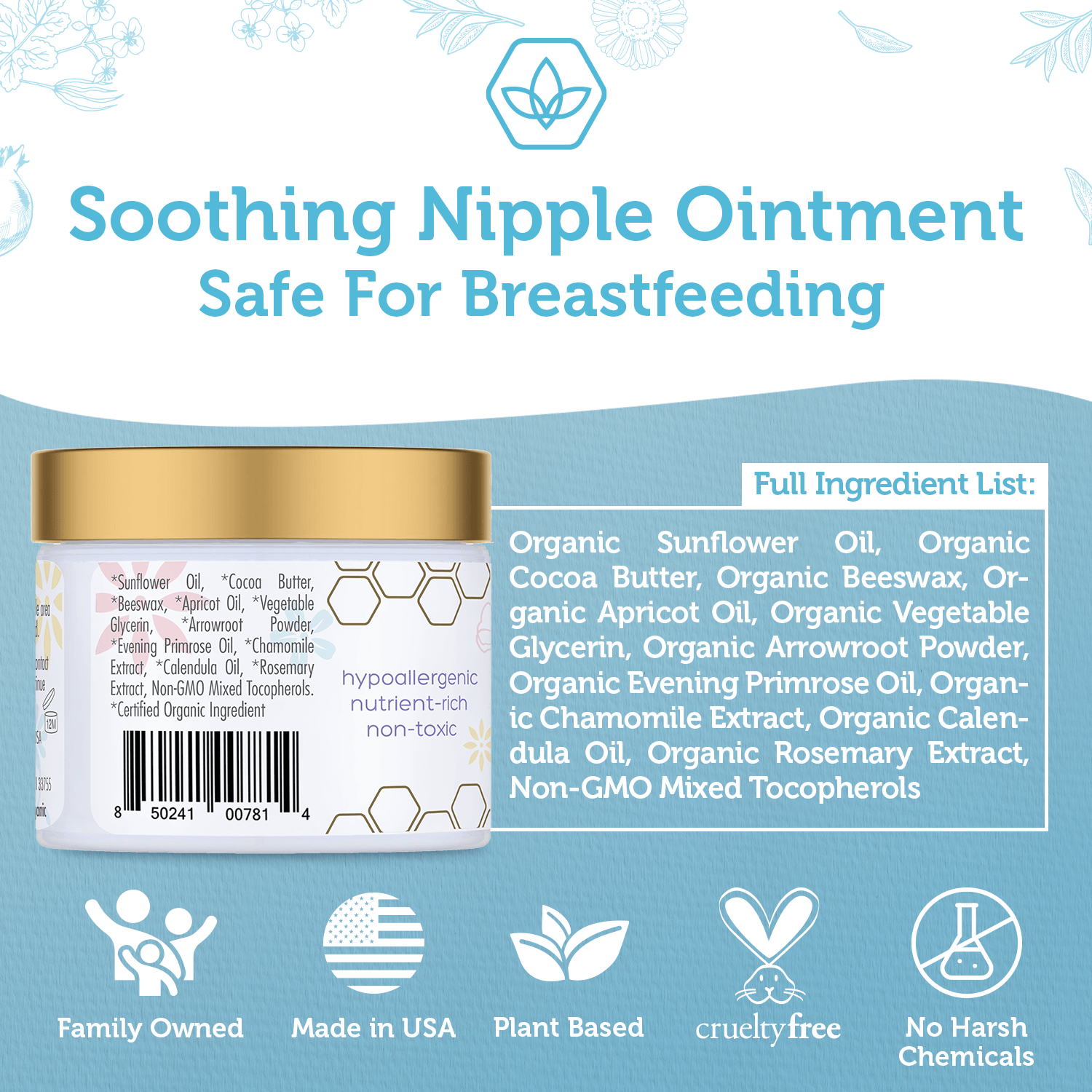 Organic Breastfeeding Nipple Cream