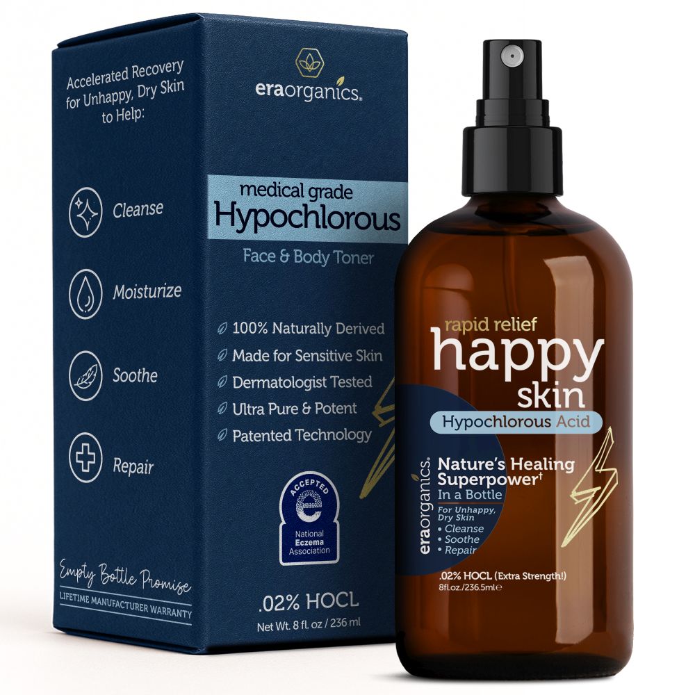 Hypochlorous Acid Spray For Face and Body - Happy Skin