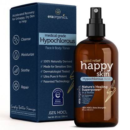 Hypochlorous Acid Spray For Face and Body - Happy Skin