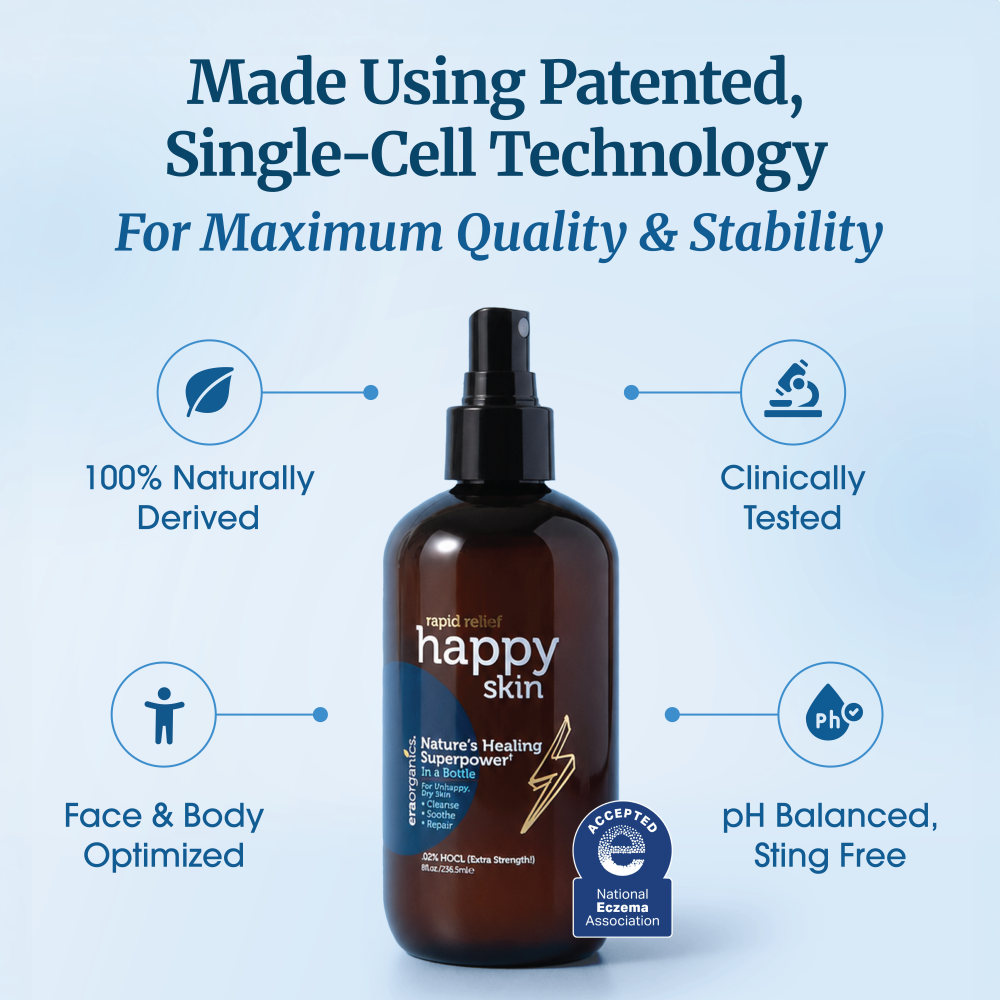 Hypochlorous Acid Spray For Face and Body - Happy Skin