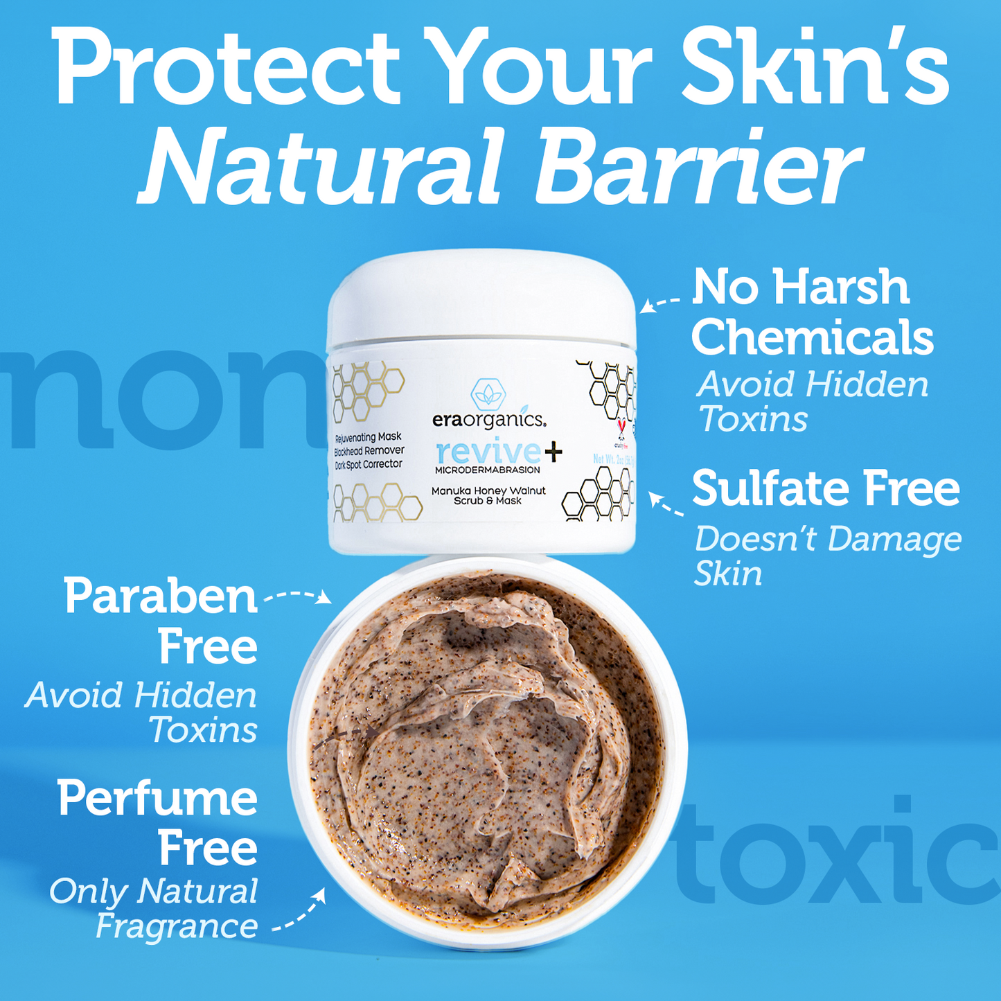 Revive+ Microdermabrasion Manuka Honey Walnut Scrub & Mask