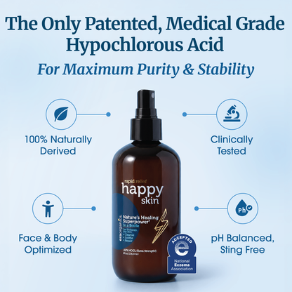 Hypochlorous Acid Spray For Face and Body - Happy Skin