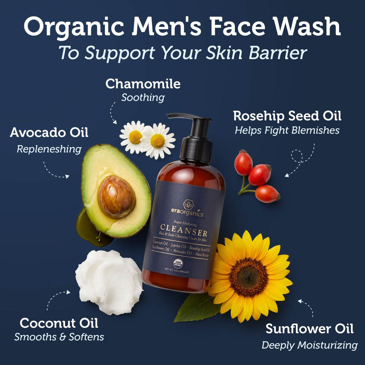 Organic Face Wash For Men