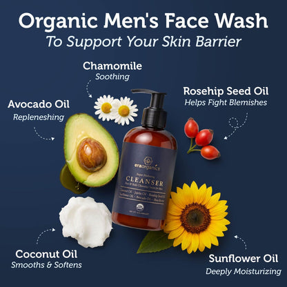 Organic Face Wash For Men