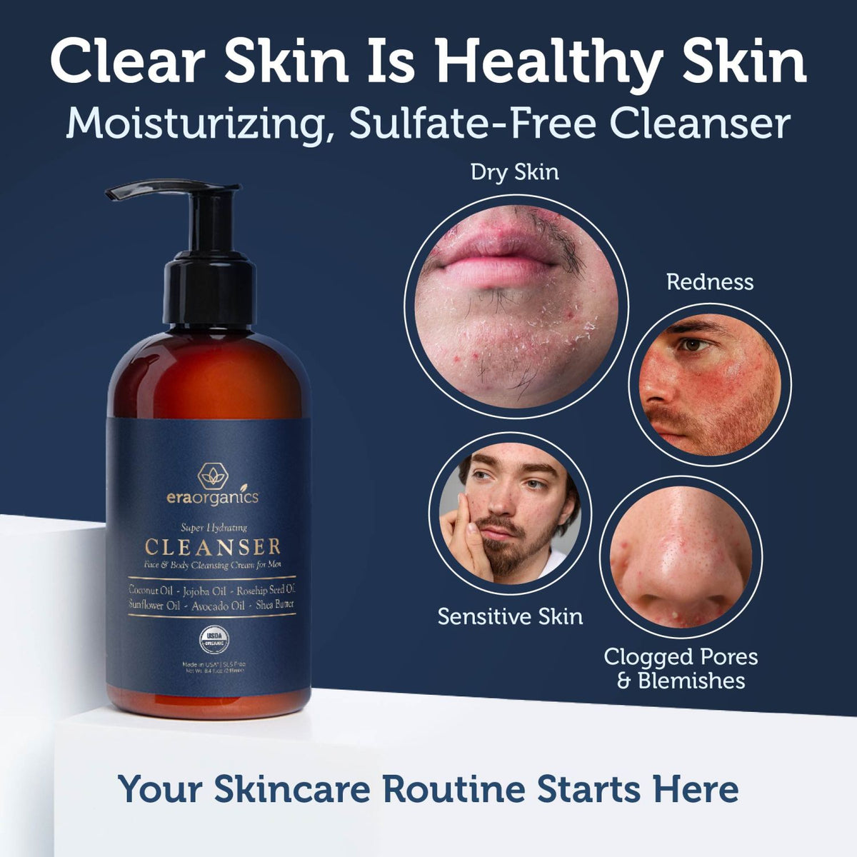 Organic Mens Face Wash